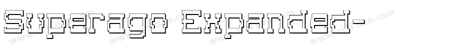 Superago Expanded字体转换